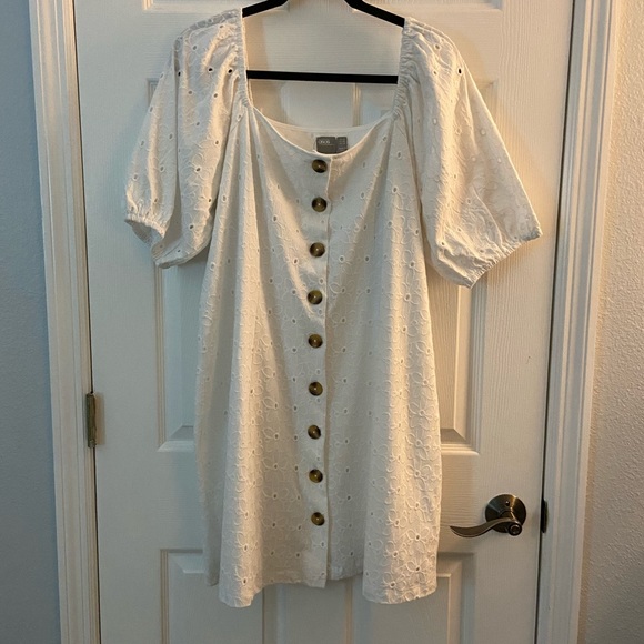 NWT ASOS White Tea Dress - Picture 2 of 10